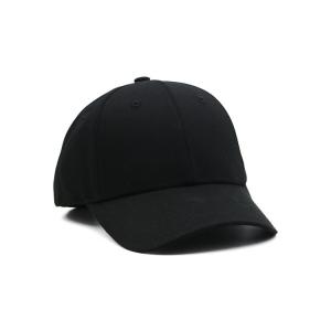 Wholesale Black Flat Embroidery Baseball Caps Metal Self Fabric Buckle Hats from china suppliers