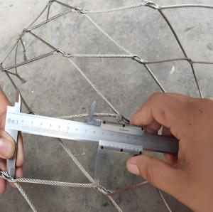 Wholesale 2.0MM Flexible Stainless Steel Cable Netting Resilience Flexibility Knotted Type from china suppliers