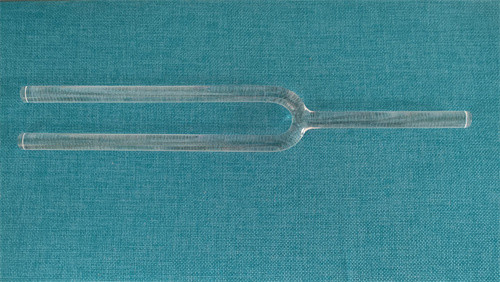 Transparent Quartz Crystal Tuning Forks All kinds of Size Power Sound