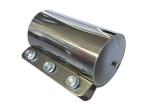 Galvanized 300mm 48mm 0.8mm Heavy Duty Pipe Clamps