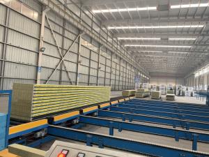 Wholesale 80mm Rockwool Sandwich Panel Sound Insulation Lightweight Fireproof Polyurethane from china suppliers