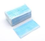 Civilian Single Use Disposable Pollution Mask , Disposable Blue Mask For Men And