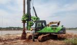 Hydraulic Rotary Piling Equipment Drilling Rig Kr150A 16175mm Operating Height