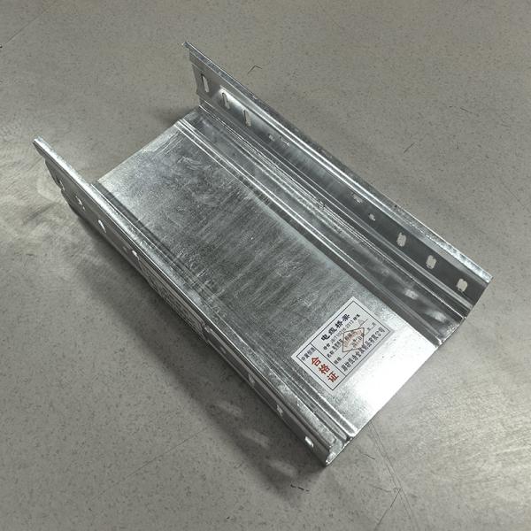 High Corrosion Resistance Galv Cable Tray Non Flammable Customized Bending