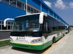 Durable Low Floor Buses high capcity standard 14 seats diesel engine
