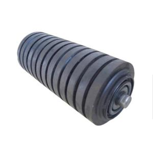 Wholesale 190mm Length Rubber Belt Conveyor Roller With Deep Grove Ball Bearing from china suppliers