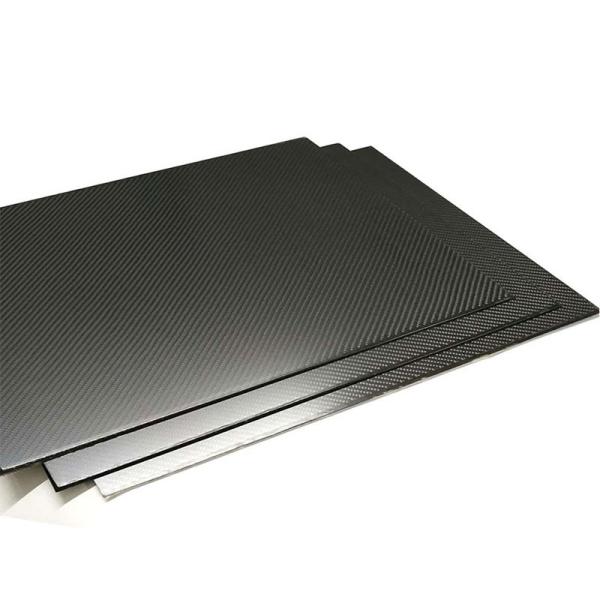 Anti Ultraviolet Radiation Carbon Fiber Sheet 50 x 100 Cm Thickness 1.5 Mm 0.059