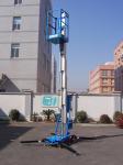 Trailer Mounted Vertical Single Mast Lift 8 Meter Mobile Elevating Working