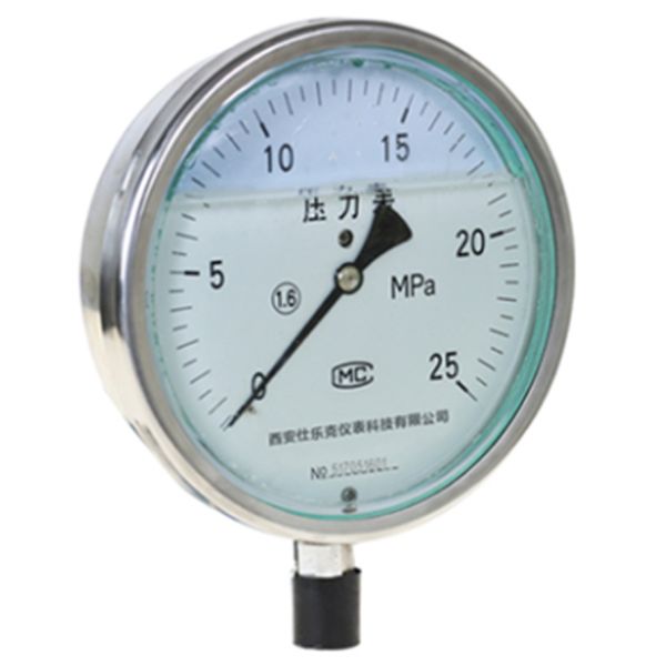 Precise Diaphragm Stainless Steel Pressure Meter Shock Proof Glycerine Liquid Filled Pressure Gauge