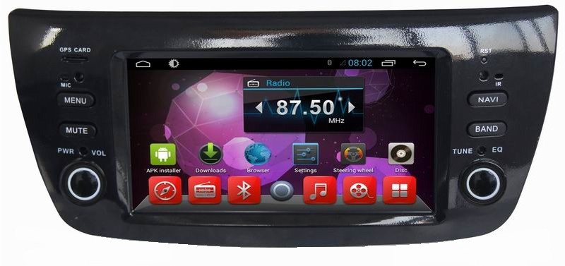 Ouchuangbo car navi DVD for Fiat Doblo with BT SWC wifi multiple touch screen