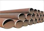 Black Painting ERW Steel Pipe Wall Thickness Range 1.8-22.2mm Certified ISO 9001