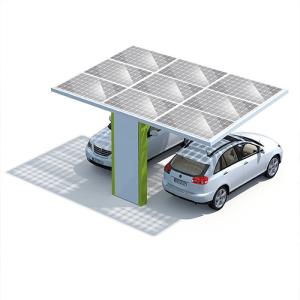Wholesale On Off Grid Thickness 15mm PV Carport Solar Systems For Private Parking Lot from china suppliers