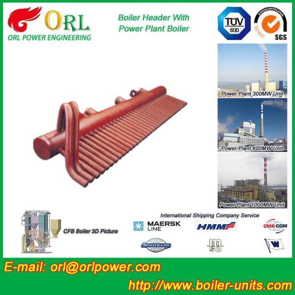 100 Ton Boiler Header Manifolds Carbon Steel Boiler Unit for Natural Gas