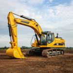 XE215DLL Hydraulic Crawler Excavator Long Reach Arm Boom Crawler Excavator