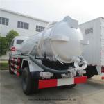 Beiben 8000L -10000L Septic Vacuum Trucks , Cesspit Emptier Truck Customized