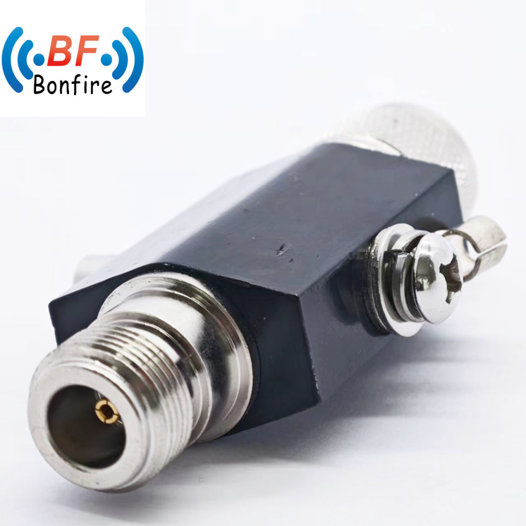 698-3800MHz RF 3G SMA Connector RP-SMA Male Plug to N Male Plug Surge Arrester N Rpsma Female Lightning Surge Protector Surge Protection