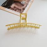 12cm 5 Inch Cute Claw Clips For Hair Hollow Metal Shark Retro Alloy