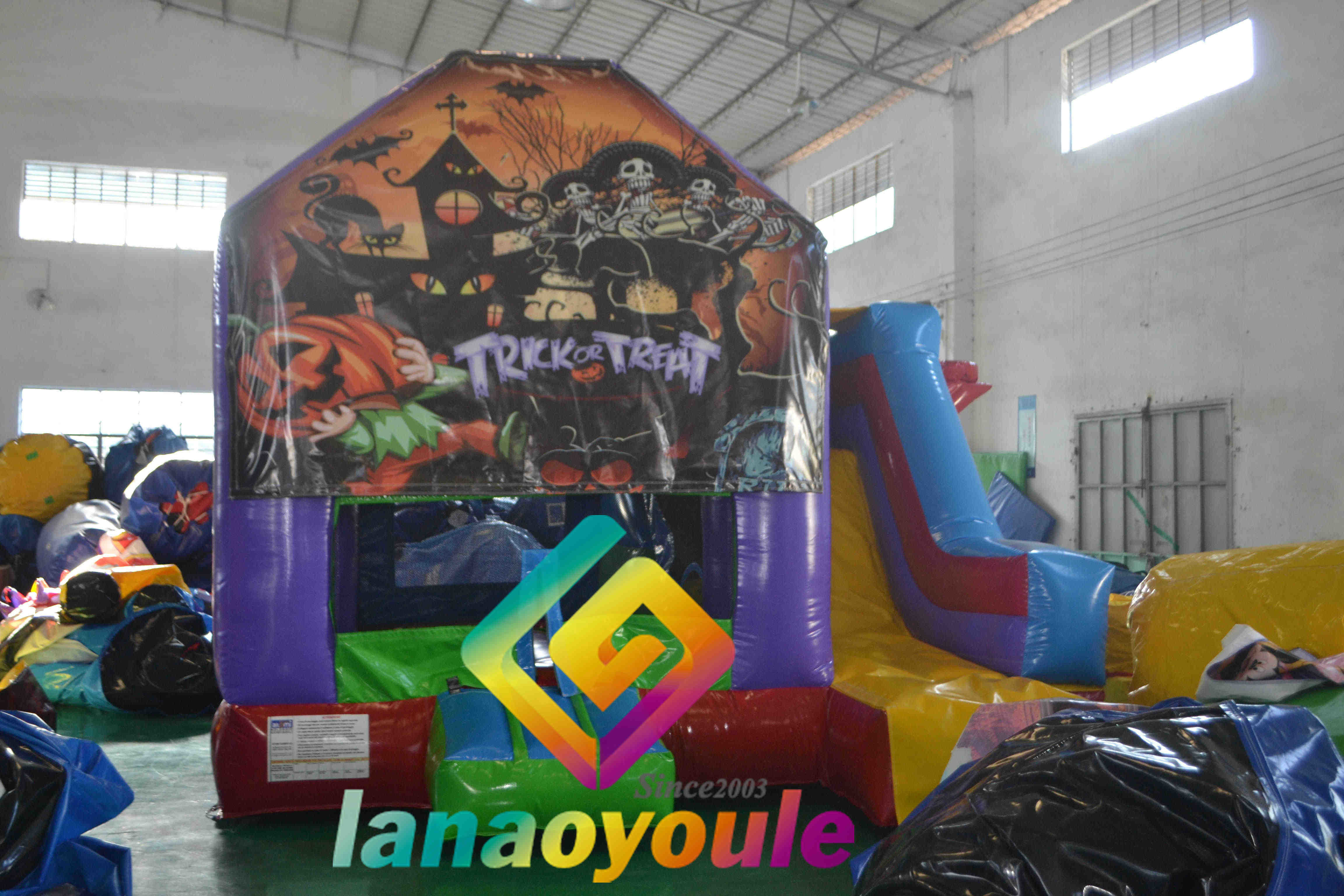 Swimming Pool Inflatable Play Park Bouncer House For Children