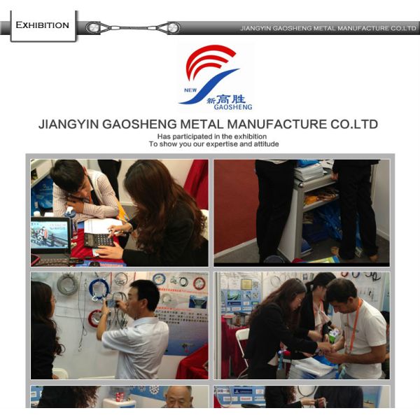 Galvanized Precast Concrete Lifting Loop Wire Rope Slings 0.8-20MT