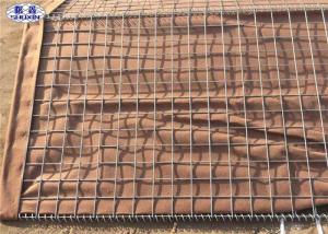 Wholesale Geotextile Lined HDP Galvanized earth - filled HESCO Barrier for Military Preotection from china suppliers