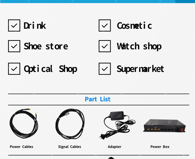 uhled Shelf Led Screen Stretch for Retail Bar Price Tag Smart Edge Talker LED Display