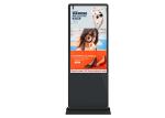 Digital Signage 75" Floor Mount 4K Indoor LCD Display Totem Advertising for