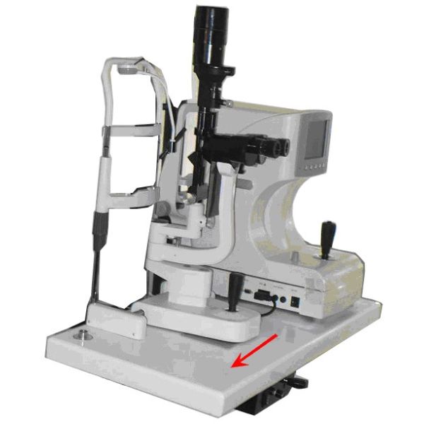 Ophthalmic refraction chair unit, optometry table and chair leather seats