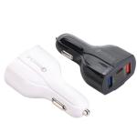 3 Port USB QC 3.0 Type C Fast Car Charger Adapter 7.1A 38g 35W