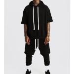Custom Logo Mens Plain Sweat Suits , Casual Short Tracksuits Set For Men