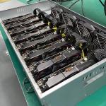 8 Cards Ethereum Mining Device 1660S 2060S 3060 3060Ti 3070 588 5700 Graphics