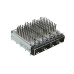 TE 2198241-4 SFP+ 1x4 Cage With Heat Sink 16 Gb/s Through Hole Press-Fit