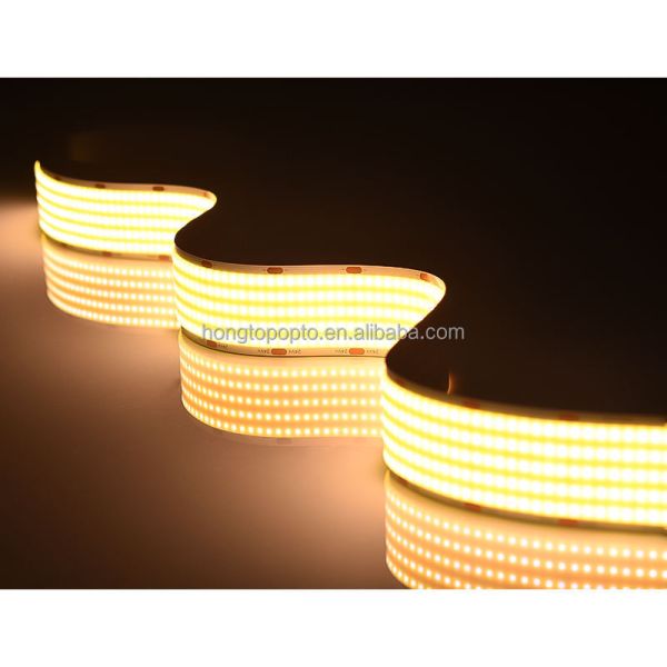 30MM Flexible Tape Ra90 Dimmable COB Led Strip Lighting and circuitry design