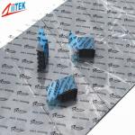 Grey 1.5mm T Thermal Gap Filler , LED Module Heat Sinking Thermal Insulators