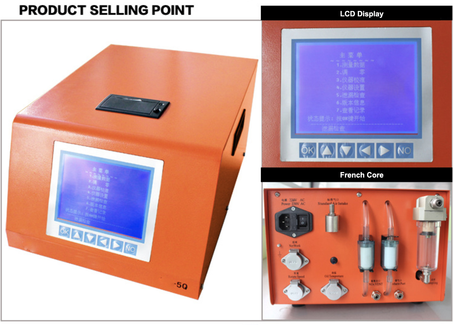 Portable Automotive Exhaust Gas Analyzer 5 in 1 Natural Gas Liquefied Gas and Gasoline