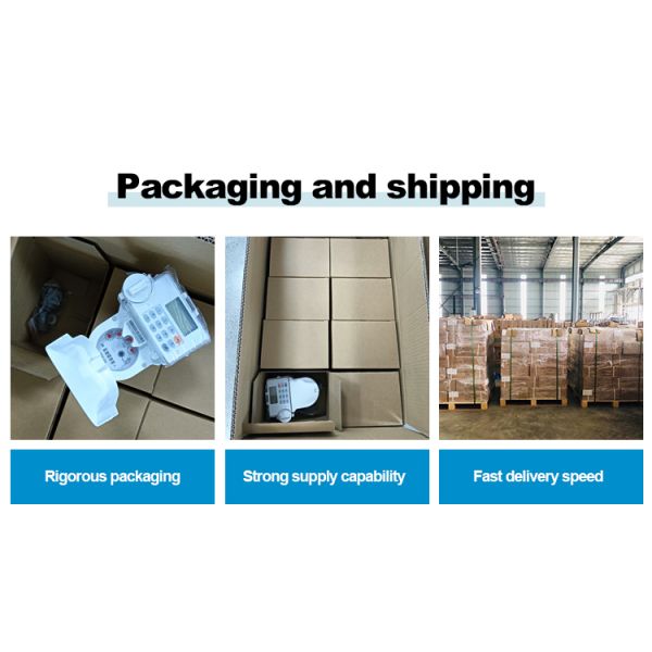 IP68 Wireless STS Keypad Type Prepaid Token Water Meter with Vending Software