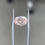 Fancy Intense Pink Diamond Clarity vs1 diamond Certified Loose Diamond Oval