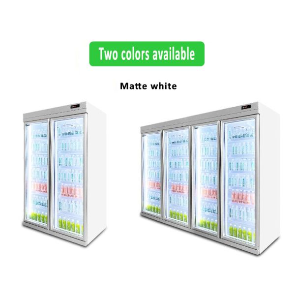 Custom Color Display Commercial Freezer Showcase Fridge For Beverage