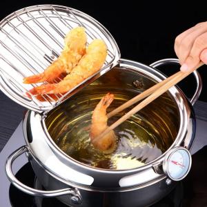 Wholesale Custom Deep Frying Pots Restaurant Kitchen Fryer Pot  Round Body Designed from china suppliers
