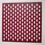 Interior And Exterior Decoration Aluminum Oblong Slotted Perforated Metal
