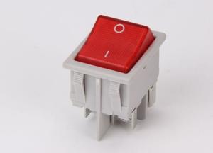 Wholesale Single Wide Lamp Rocker Switch , T125 Rocker Switch CE / ROSH / TUV Certificates from china suppliers