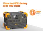 Portable 2000W UPS Solar Generator With 1450Wh Battery Capacity