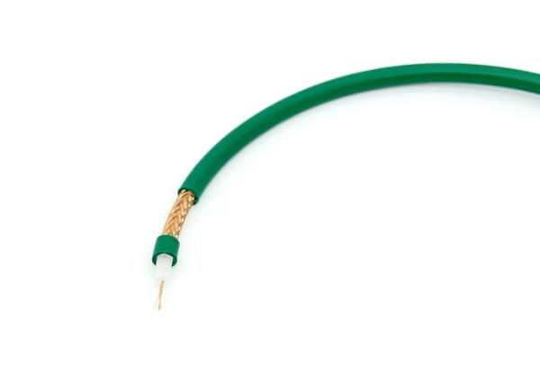 KX6 CCTV Video Cable 75 Ohm Coaxial Cable 7X0.2mm BC Stranded Solid PE