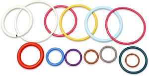 Wholesale 60-70 Shore D Heat Resistant PTFE Coated Elastomer O Rings from china suppliers