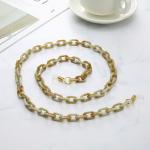 2020 Custom Design Acrylic anti skid masking Chains necklace Fashion Multi