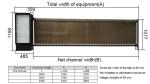 Temperature Resistant Commercial Safety Chain Barrier With Flap Turnstiles