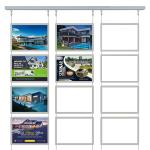 Custom Crystal Led Light Box 80000hr Clear Acrylic Backlit Advertising Light