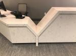 Engineering quartz stone countertops ceasar stone Organic white 4600