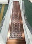 Decorative Gold Mirror Stainless Steel Room Divider Customizable Size
