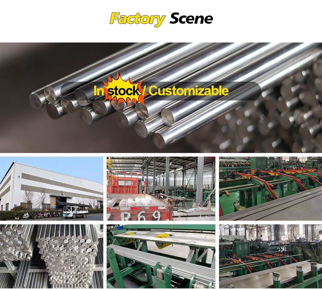 ASTM A276 201/202/304/316/316L Hot Rolled Cold Drawn Stainless Steel Bright Solid Rod Stainless Steel Round Bar
