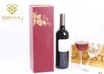 Paper Cardboard Wine Box Luxury Packaging Custom Logo Printed ISO9001